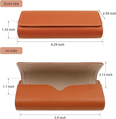 Glasses Case, Eyeglasses Case Hard Shell, Reading Hard Glasses Cases for Women Men