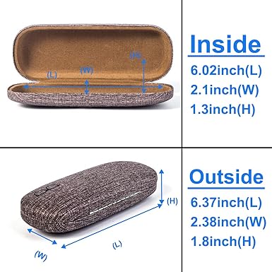 Eyeglasses Case Large Reading Glasses Hard Case